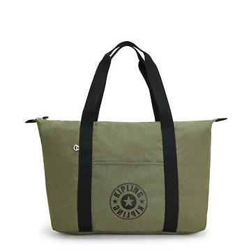 Kipling Art Medium Lite Tote Tassen Olijfgroen | BE 1452WN